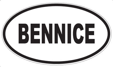BENNICE - Oval Magnet