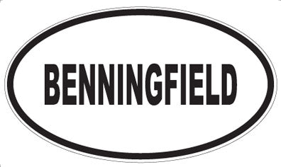 BENNINGFIELD - Oval Magnet