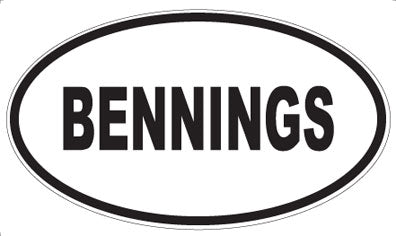 BENNINGS - Oval Magnet