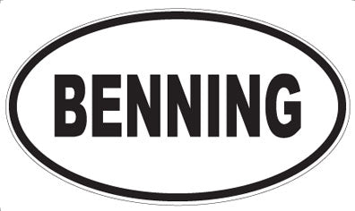 BENNING - Oval Magnet