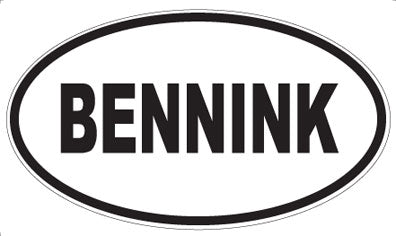 BENNINK - Oval Magnet
