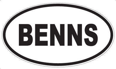 BENNS - Oval Magnet