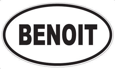 BENOIT - Oval Magnet
