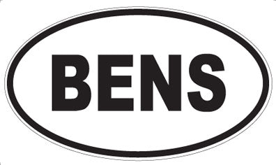 BENS - Oval Magnet