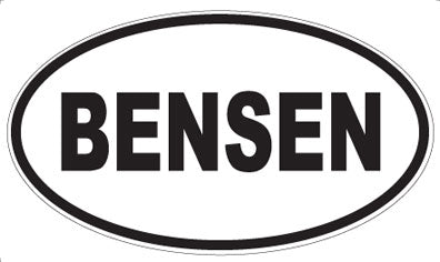 BENSEN - Oval Magnet