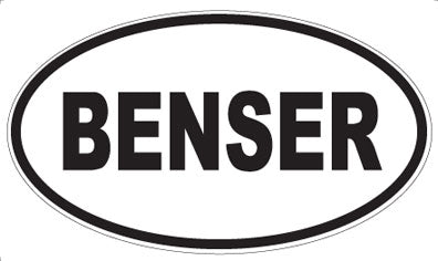 BENSER - Oval Magnet