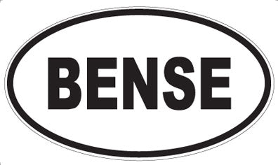 BENSE - Oval Magnet