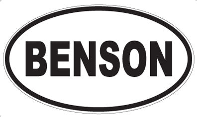 BENSON - Oval Magnet