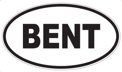BENT - Oval Magnet