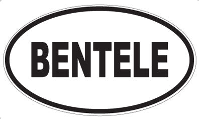 BENTELE - Oval Magnet