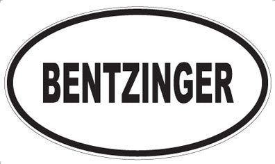 BENTZINGER - Oval Magnet