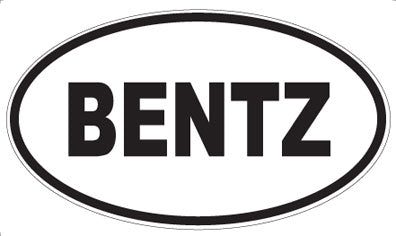 BENTZ - Oval Magnet