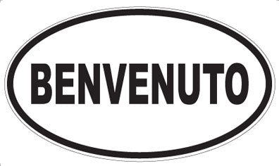 BENVENUTO - Oval Magnet