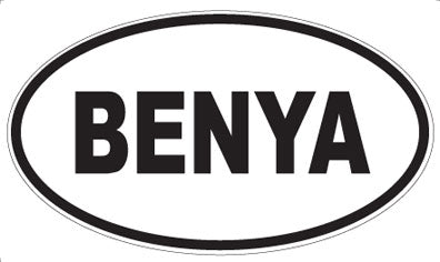 BENYA - Oval Magnet