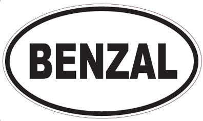 BENZAL - Oval Sticker