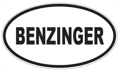 BENZINGER - Oval Magnet