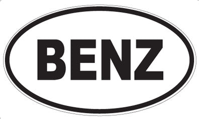 BENZ - Oval Magnet