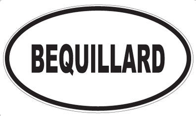 BEQUILLARD - Oval Magnet