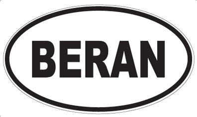 BERAN - Oval Magnet