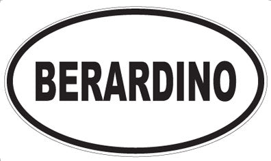 BERARDINO - Oval Magnet