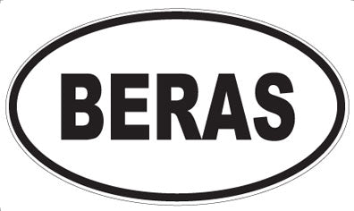 BERAS - Oval Magnet