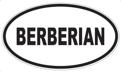 BERBERIAN - Oval Magnet