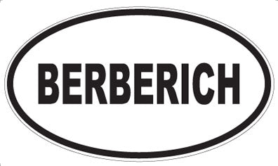 BERBERICH - Oval Magnet