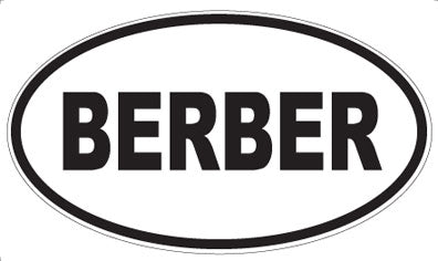 BERBER - Oval Magnet