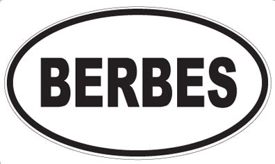 BERBES - Oval Magnet