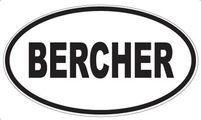 BERCHER - Oval Magnet
