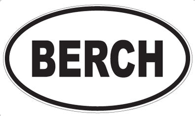 BERCH - Oval Magnet