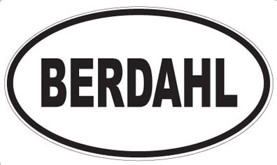 BERDAHL - Oval Magnet