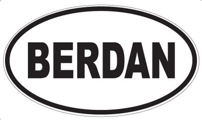 BERDAN - Oval Magnet