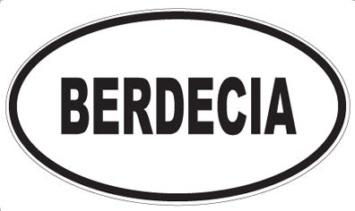 BERDECIA - Oval Magnet