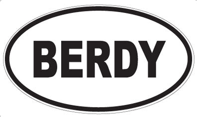 BERDY - Oval Magnet