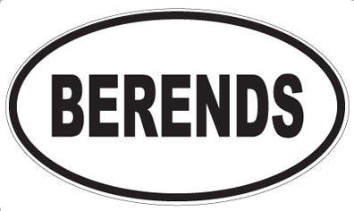 BERENDS - Oval Magnet
