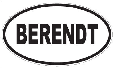 BERENDT - Oval Magnet