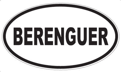 BERENGUER - Oval Magnet