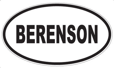BERENSON - Oval Magnet