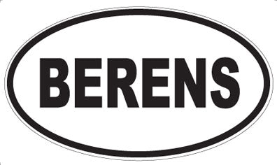 BERENS - Oval Magnet