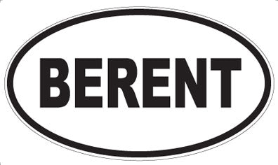 BERENT - Oval Magnet