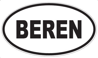 BEREN - Oval Magnet