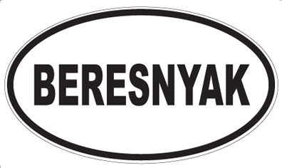 BERESNYAK - Oval Magnet