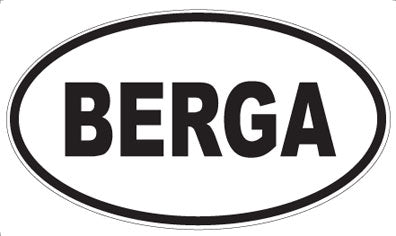 BERGA - Oval Magnet