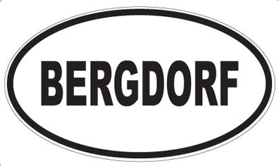 BERGDORF - Oval Magnet