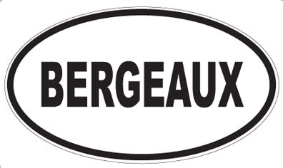 BERGEAUX - Oval Magnet