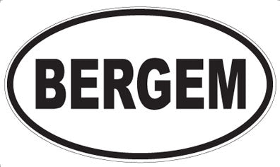 BERGEM - Oval Magnet