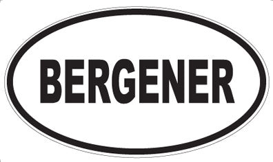 BERGENER - Oval Magnet
