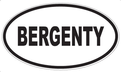 BERGENTY - Oval Magnet
