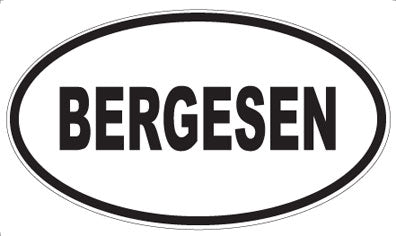 BERGESEN - Oval Magnet